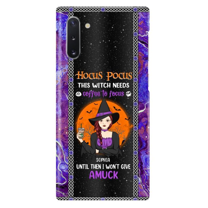 Custom Personalized Witch Phone Case - Halloween Gift Idea For Friends - Hocus Pocus - Case for iPhone & Samsung