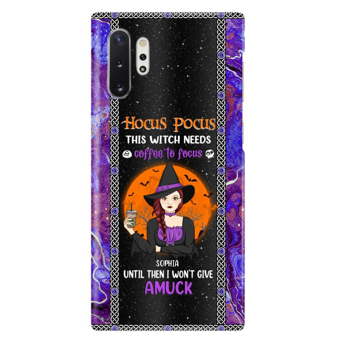 Custom Personalized Witch Phone Case - Halloween Gift Idea For Friends - Hocus Pocus - Case for iPhone & Samsung