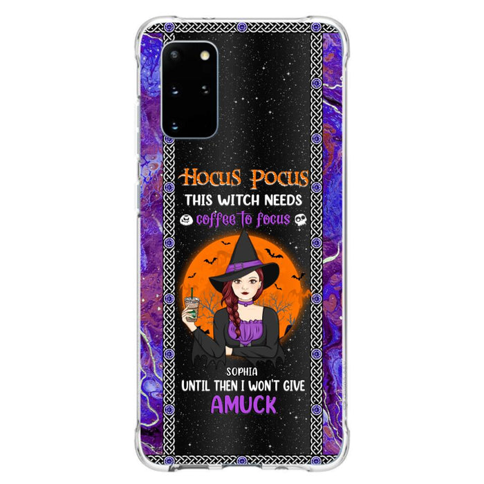 Custom Personalized Witch Phone Case - Halloween Gift Idea For Friends - Hocus Pocus - Case for iPhone & Samsung