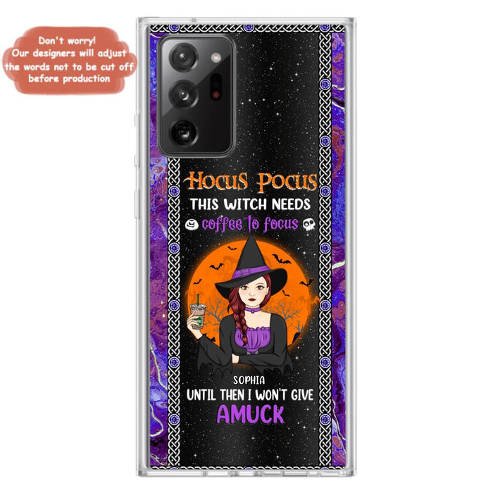 Custom Personalized Witch Phone Case - Halloween Gift Idea For Friends - Hocus Pocus - Case for iPhone & Samsung