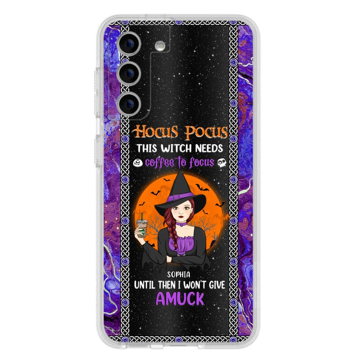 Custom Personalized Witch Phone Case - Halloween Gift Idea For Friends - Hocus Pocus - Case for iPhone & Samsung