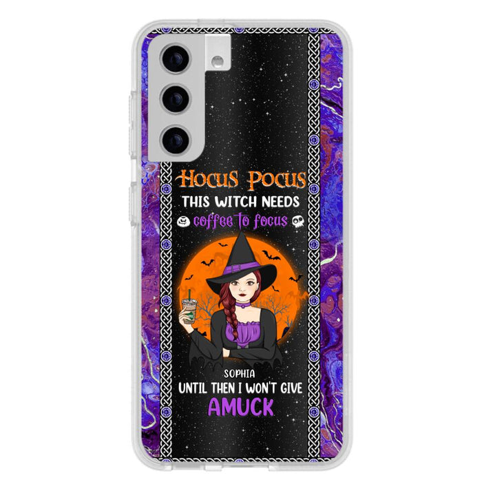 Custom Personalized Witch Phone Case - Halloween Gift Idea For Friends - Hocus Pocus - Case for iPhone & Samsung