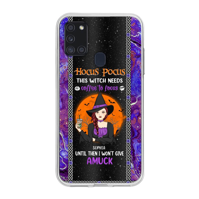 Custom Personalized Witch Phone Case - Halloween Gift Idea For Friends - Hocus Pocus - Case for iPhone & Samsung