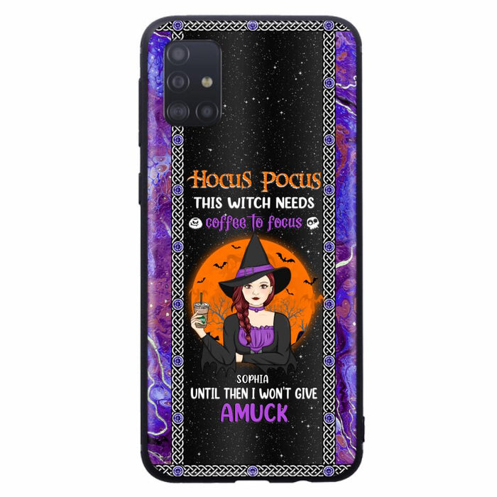 Custom Personalized Witch Phone Case - Halloween Gift Idea For Friends - Hocus Pocus - Case for iPhone & Samsung