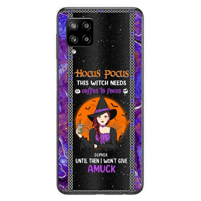 Custom Personalized Witch Phone Case - Halloween Gift Idea For Friends - Hocus Pocus - Case for iPhone & Samsung