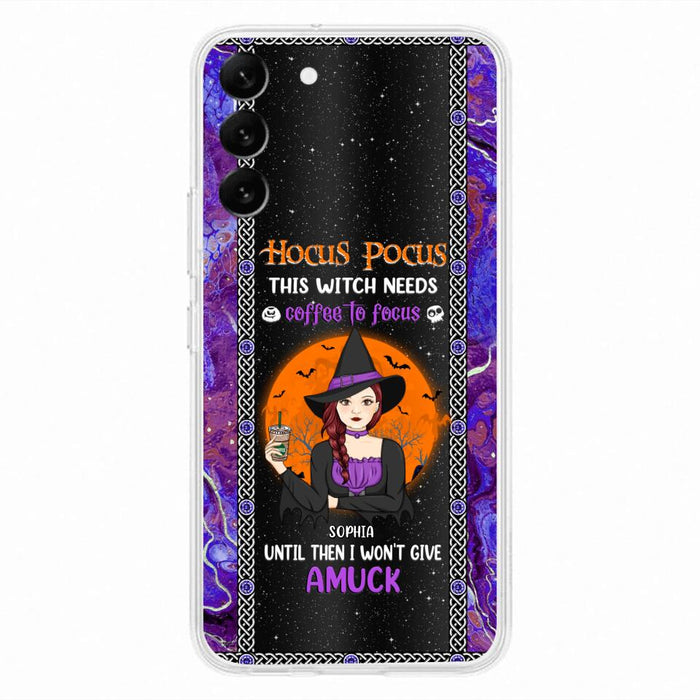 Custom Personalized Witch Phone Case - Halloween Gift Idea For Friends - Hocus Pocus - Case for iPhone & Samsung