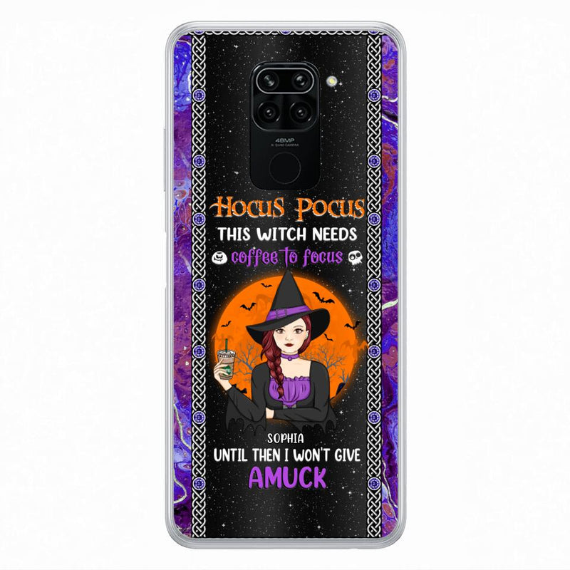 Custom Personalized Witch Phone Case - Halloween Gift Idea For Friends - Hocus Pocus - Case For Xiaomi, Oppo & Huawei