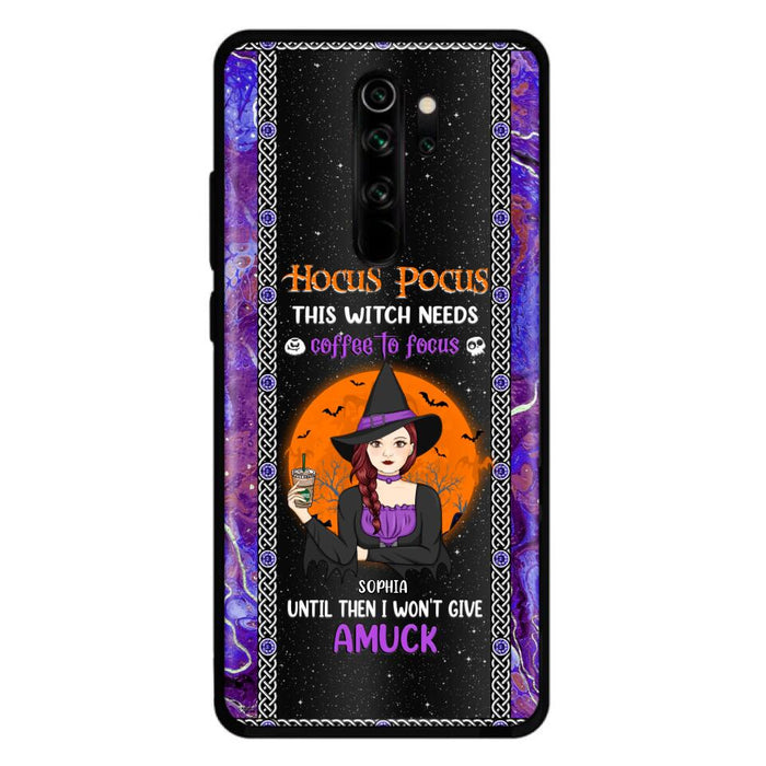 Custom Personalized Witch Phone Case - Halloween Gift Idea For Friends - Hocus Pocus - Case For Xiaomi, Oppo & Huawei