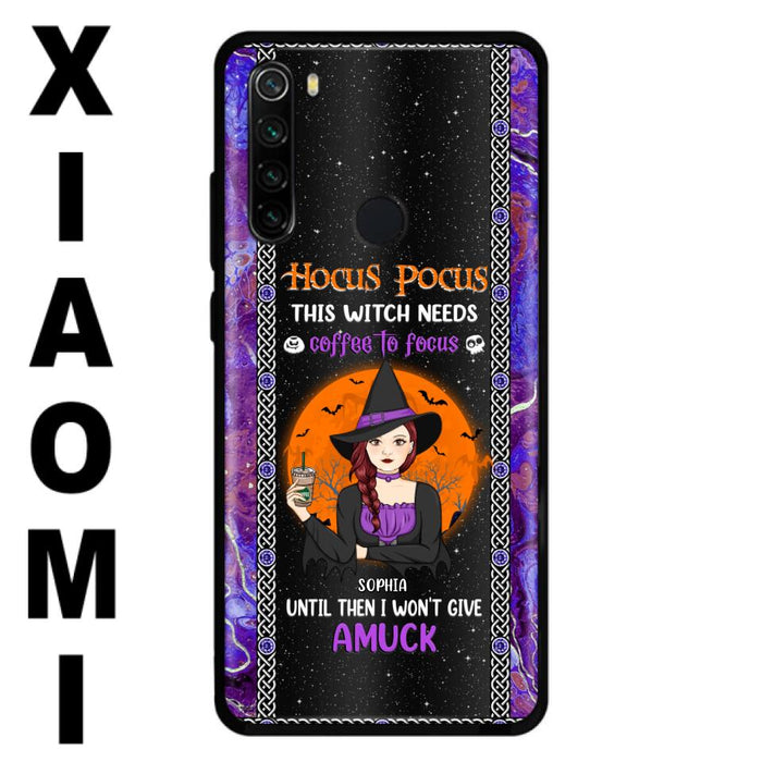 Custom Personalized Witch Phone Case - Halloween Gift Idea For Friends - Hocus Pocus - Case For Xiaomi, Oppo & Huawei