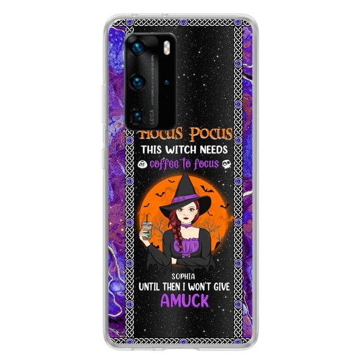 Custom Personalized Witch Phone Case - Halloween Gift Idea For Friends - Hocus Pocus - Case For Xiaomi, Oppo & Huawei