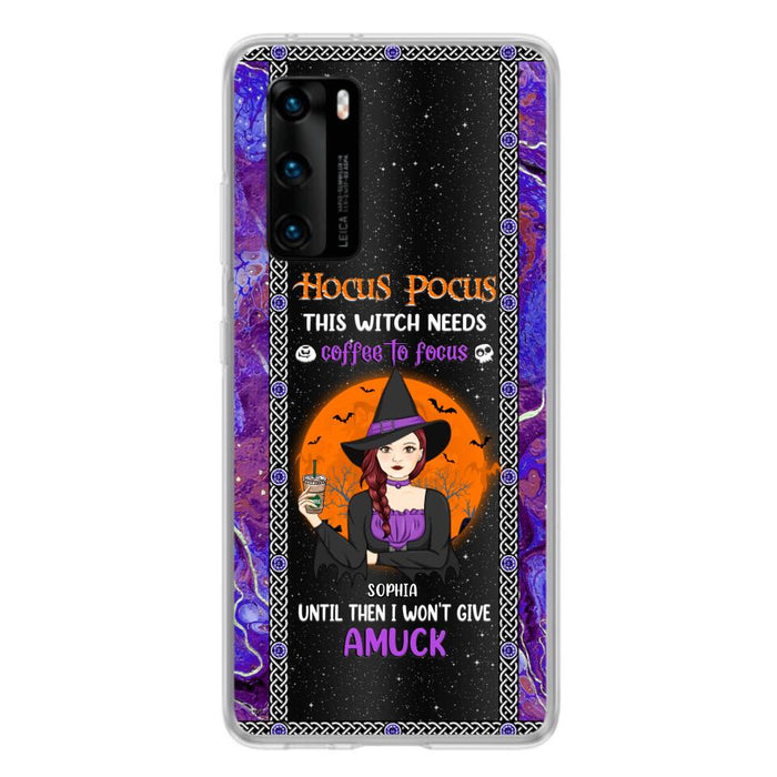 Custom Personalized Witch Phone Case - Halloween Gift Idea For Friends - Hocus Pocus - Case For Xiaomi, Oppo & Huawei