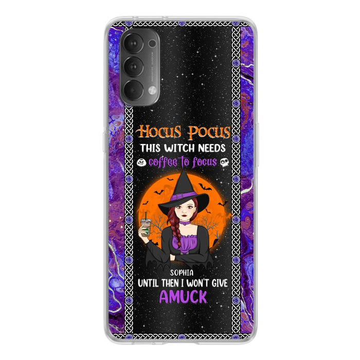 Custom Personalized Witch Phone Case - Halloween Gift Idea For Friends - Hocus Pocus - Case For Xiaomi, Oppo & Huawei