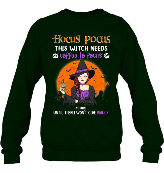 Custom Personalized Witch Shirt - Halloween Gift Idea For Friends - Hocus Pocus