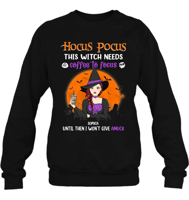 Custom Personalized Witch Shirt - Halloween Gift Idea For Friends - Hocus Pocus