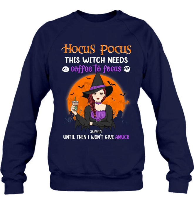 Custom Personalized Witch Shirt - Halloween Gift Idea For Friends - Hocus Pocus