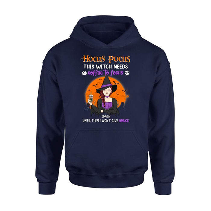 Custom Personalized Witch Shirt - Halloween Gift Idea For Friends - Hocus Pocus