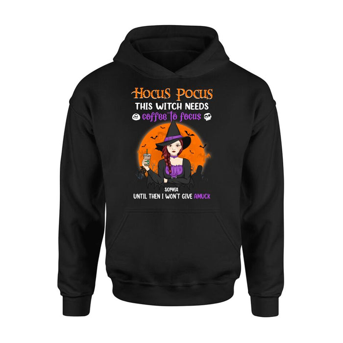 Custom Personalized Witch Shirt - Halloween Gift Idea For Friends - Hocus Pocus