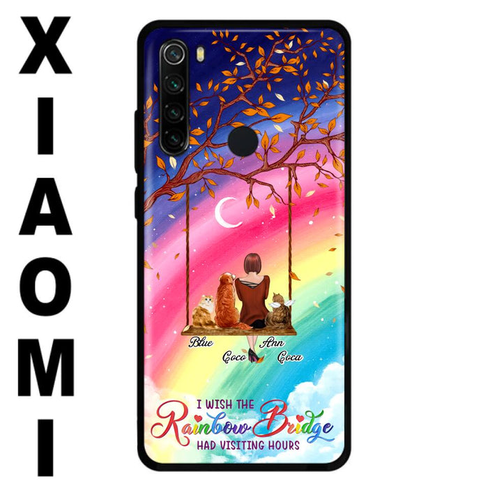 Custom Personalized Pet Mom Phone Case - Memorial Gift For Dog/ Cat Lover - I Wish The Rainbow Bridge Had Visiting Hours - Case For Xiaomi, Oppo And Huawei