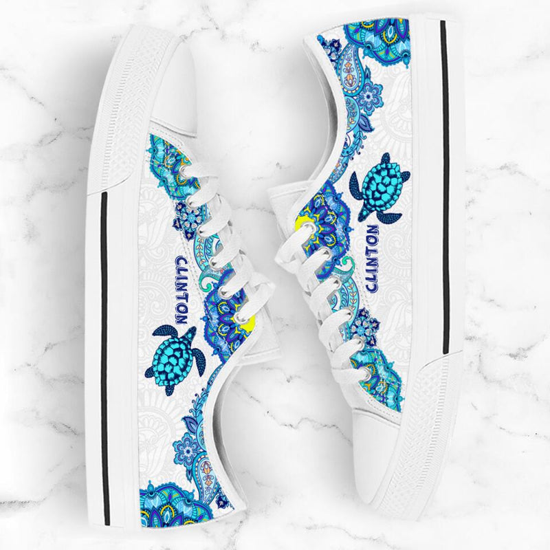 Personalized Turtle Sneakers - Gift Idea For Turtle Lovers - SEWD5O