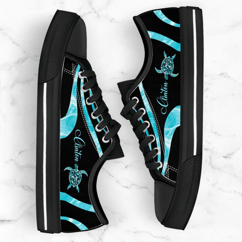 Personalized Turtle Sneakers - Best Gift For Turtle Lovers - SEWD5O