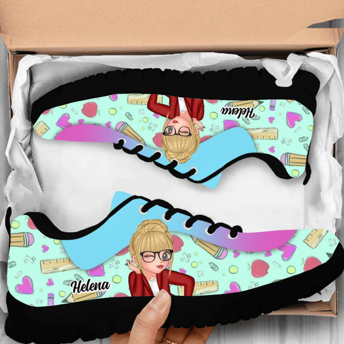 Custom Personalized Teacher Sneakers - Gift Idea For Teachers/ Friends