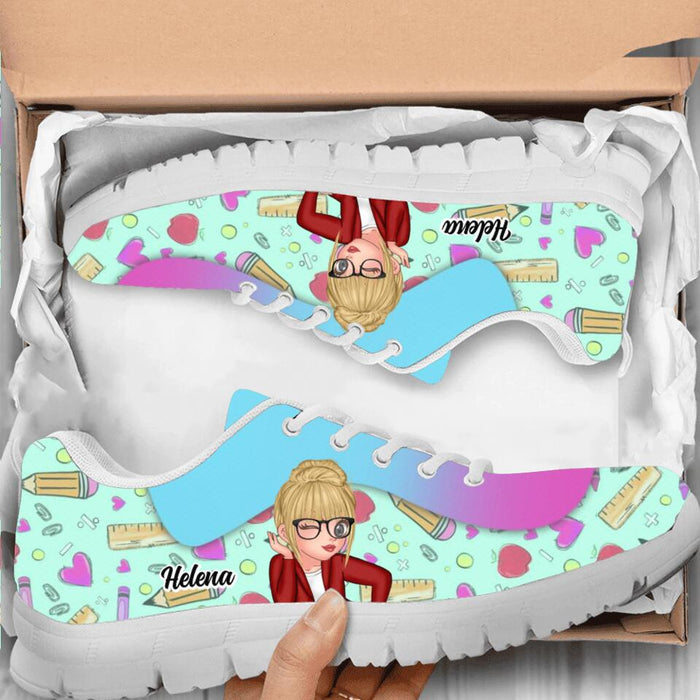 Custom Personalized Teacher Sneakers - Gift Idea For Teachers/ Friends