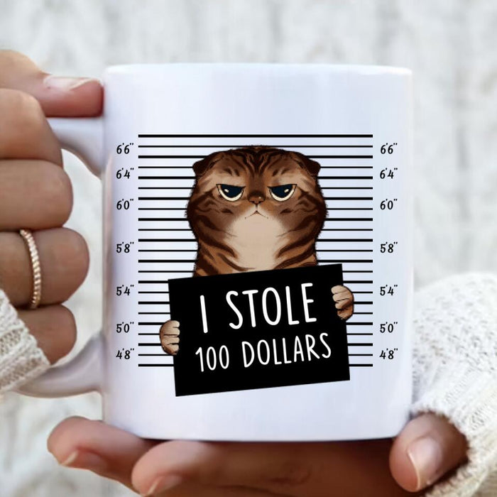 Custom Personalized Bad Cat Coffee Mug -  Gift Idea For Cat Lover