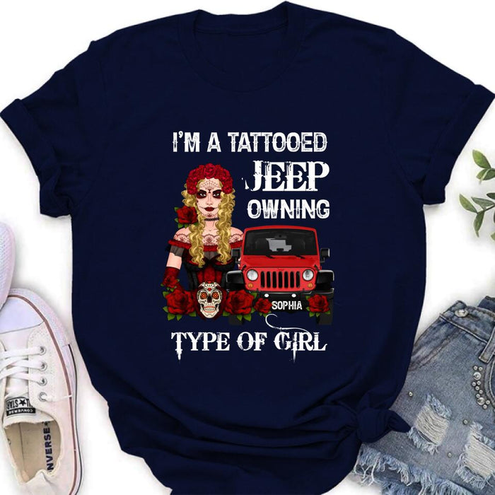 Custom Personalized Off-road Girl T-shirt/ Long Sleeve/ Sweatshirt - Gift Idea For Halloween/ Off-road Lover