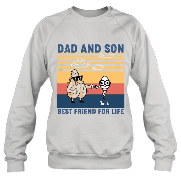 Custom Personalized Dad T-shirt/Sweatshirt/Hoodie - Gift Idea For Father's Day/Christmas/Birthday - Best Friend For Life