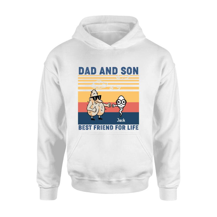 Custom Personalized Dad T-shirt/Sweatshirt/Hoodie - Gift Idea For Father's Day/Christmas/Birthday - Best Friend For Life