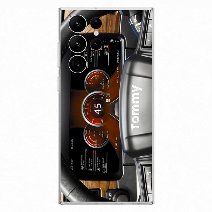 Custom Personalized Truck Dashboard Phone Case - Case For Iphone, Samsung and Xiaomi - 6D8KY1