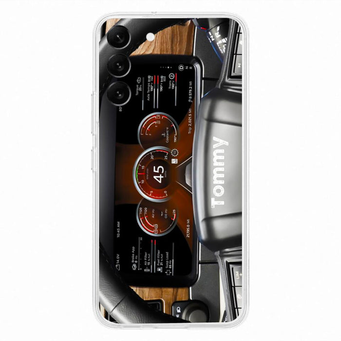 Custom Personalized Truck Dashboard Phone Case - Case For Iphone, Samsung and Xiaomi - 6D8KY1