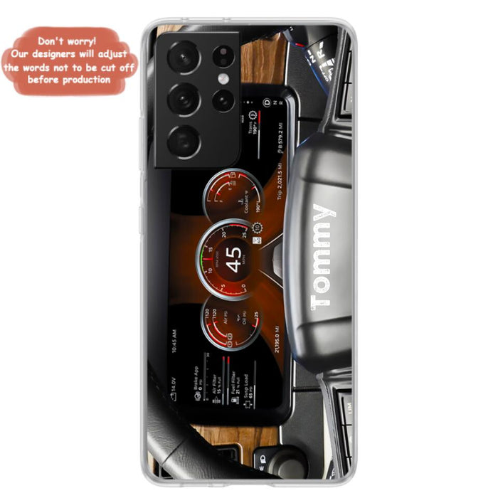 Custom Personalized Truck Dashboard Phone Case - Case For Iphone, Samsung and Xiaomi - 6D8KY1