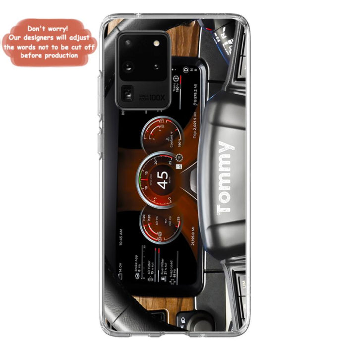 Custom Personalized Truck Dashboard Phone Case - Case For Iphone, Samsung and Xiaomi - 6D8KY1