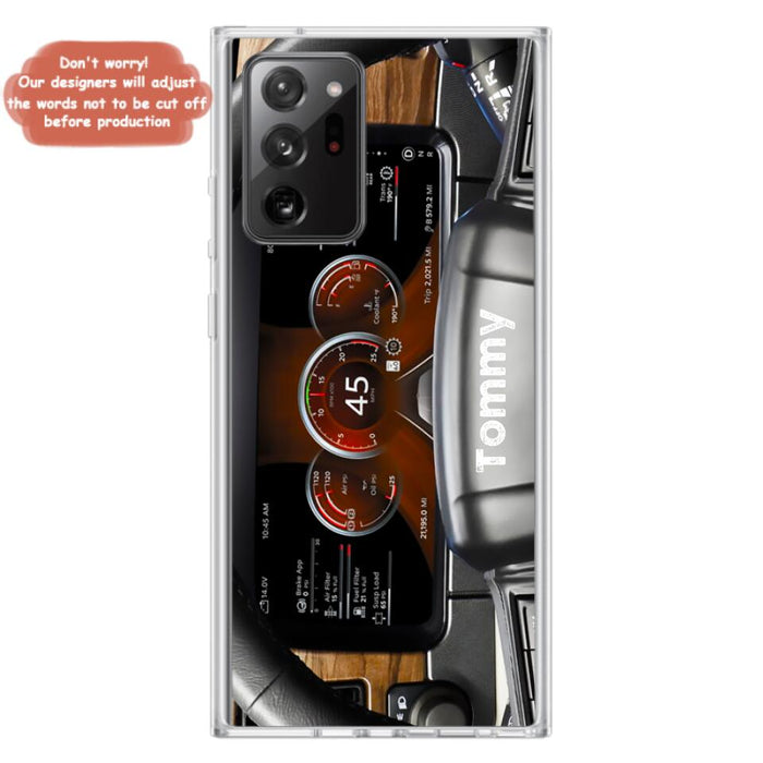 Custom Personalized Truck Dashboard Phone Case - Case For Iphone, Samsung and Xiaomi - 6D8KY1