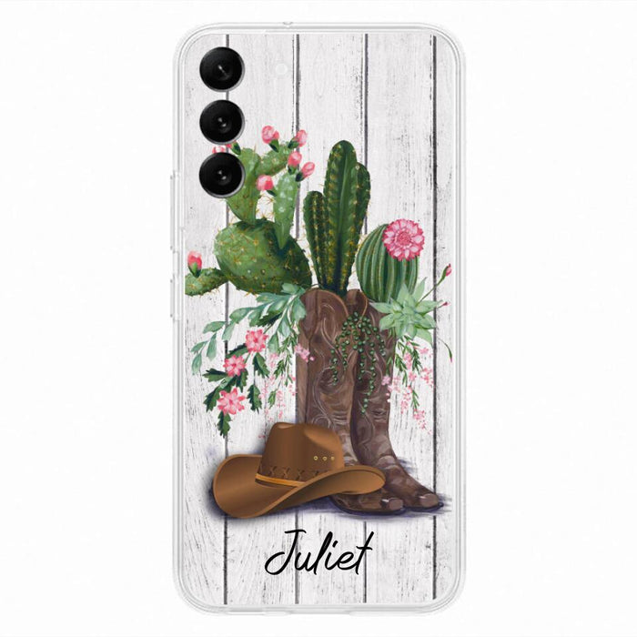 Custom Personalized Horse Girl Phone Case - Gift For Horse Lovers - Case For iPhone, Samsung and Xiaomi - TDPH45