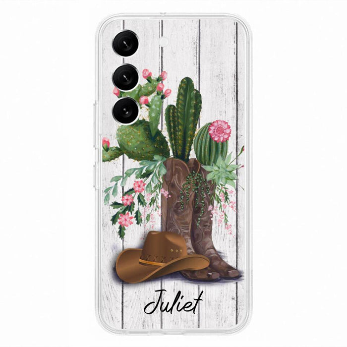 Custom Personalized Horse Girl Phone Case - Gift For Horse Lovers - Case For iPhone, Samsung and Xiaomi - TDPH45