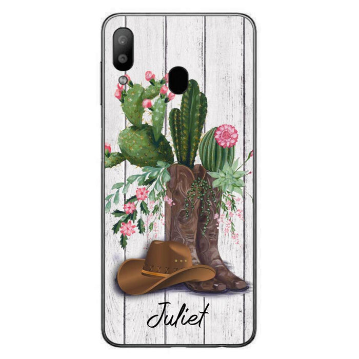 Custom Personalized Horse Girl Phone Case - Gift For Horse Lovers - Case For iPhone, Samsung and Xiaomi - TDPH45