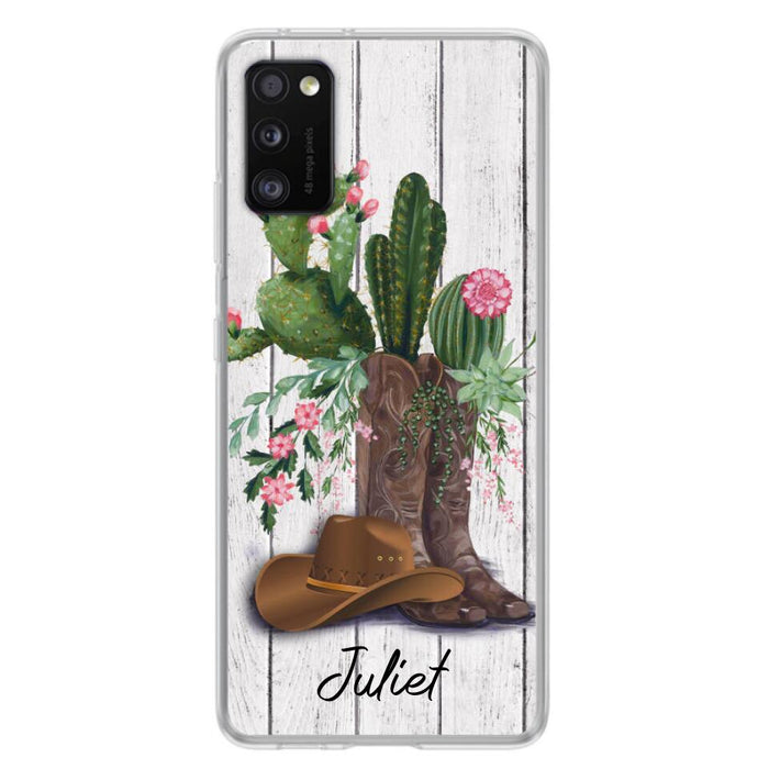 Custom Personalized Horse Girl Phone Case - Gift For Horse Lovers - Case For iPhone, Samsung and Xiaomi - TDPH45