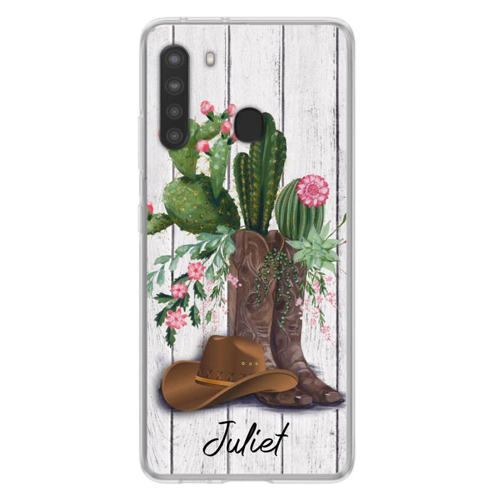 Custom Personalized Horse Girl Phone Case - Gift For Horse Lovers - Case For iPhone, Samsung and Xiaomi - TDPH45