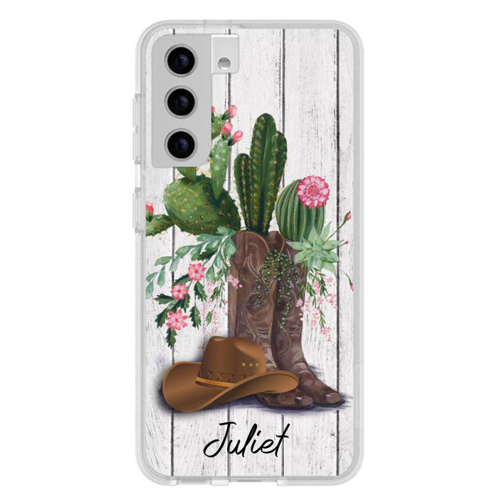 Custom Personalized Horse Girl Phone Case - Gift For Horse Lovers - Case For iPhone, Samsung and Xiaomi - TDPH45