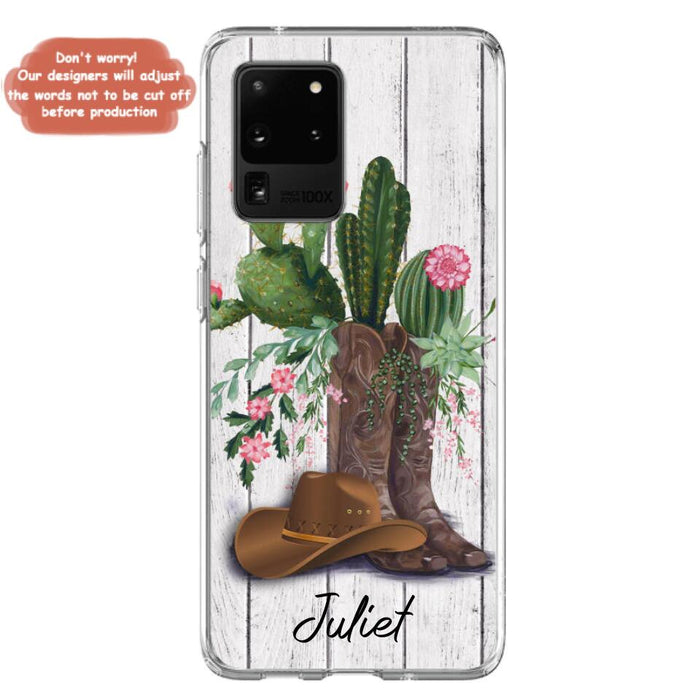 Custom Personalized Horse Girl Phone Case - Gift For Horse Lovers - Case For iPhone, Samsung and Xiaomi - TDPH45