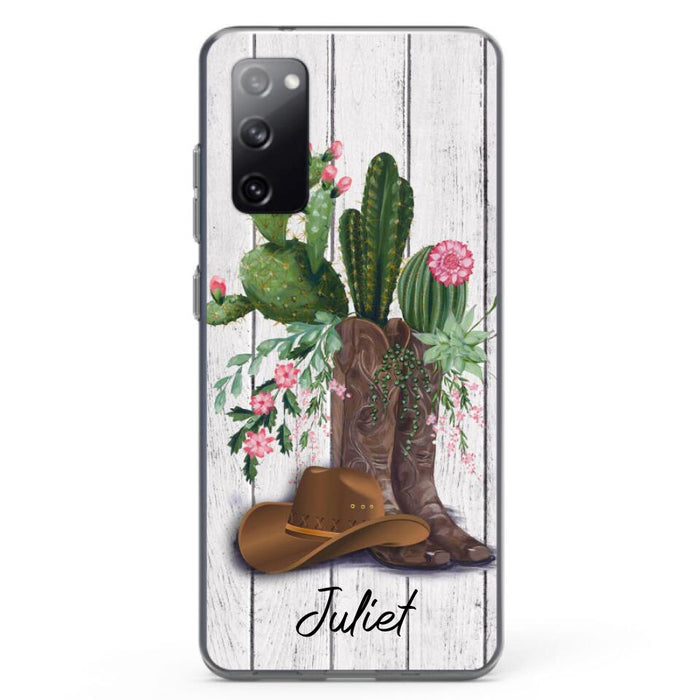 Custom Personalized Horse Girl Phone Case - Gift For Horse Lovers - Case For iPhone, Samsung and Xiaomi - TDPH45