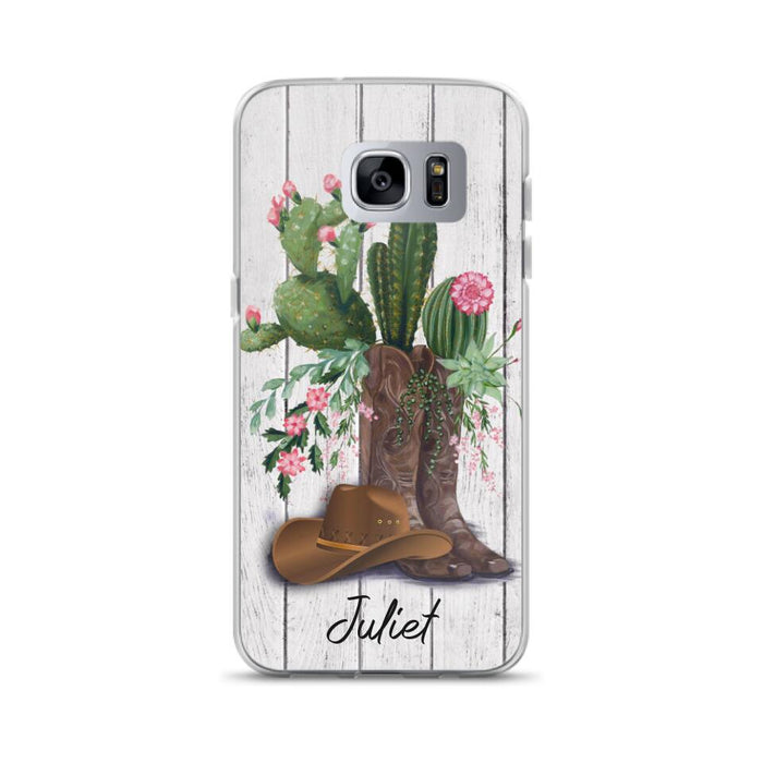 Custom Personalized Horse Girl Phone Case - Gift For Horse Lovers - Case For iPhone, Samsung and Xiaomi - TDPH45