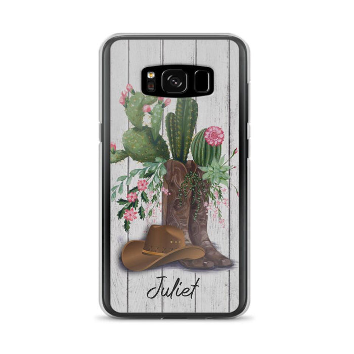 Custom Personalized Horse Girl Phone Case - Gift For Horse Lovers - Case For iPhone, Samsung and Xiaomi - TDPH45