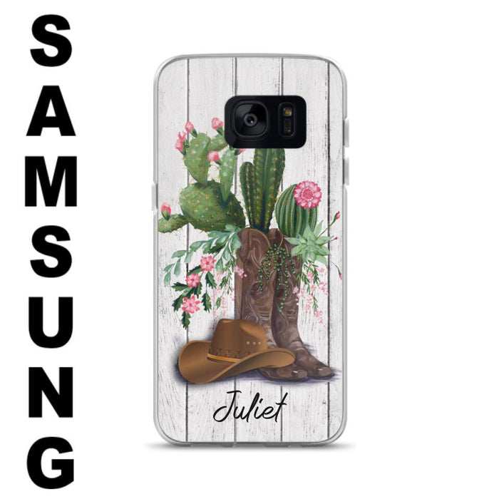 Custom Personalized Horse Girl Phone Case - Gift For Horse Lovers - Case For iPhone, Samsung and Xiaomi - TDPH45