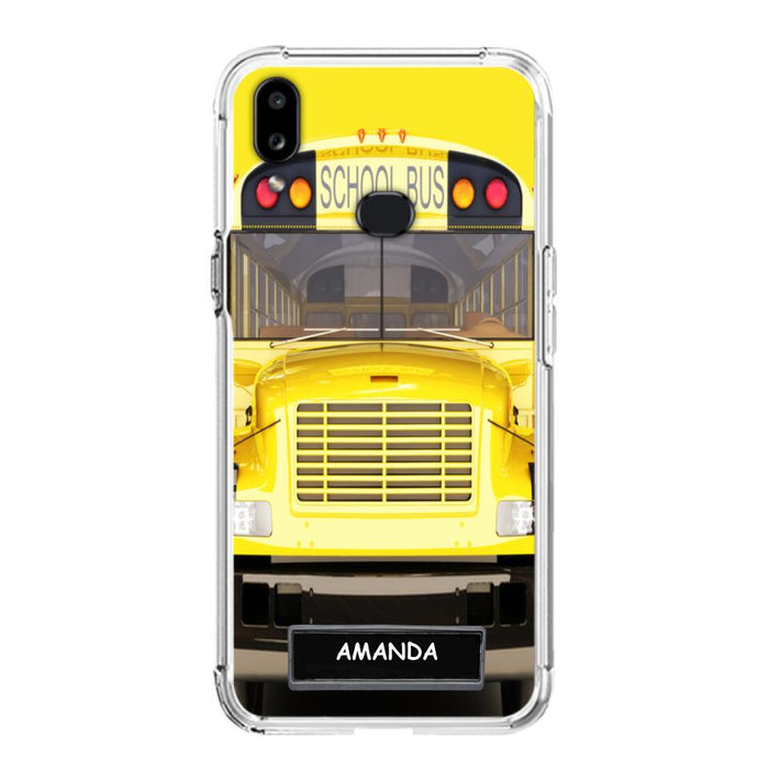 Custom Personalized School Bus Phone Case - Gift Idea For School Bus Lovers - Case For iPhone, Samsung and Xiaomi