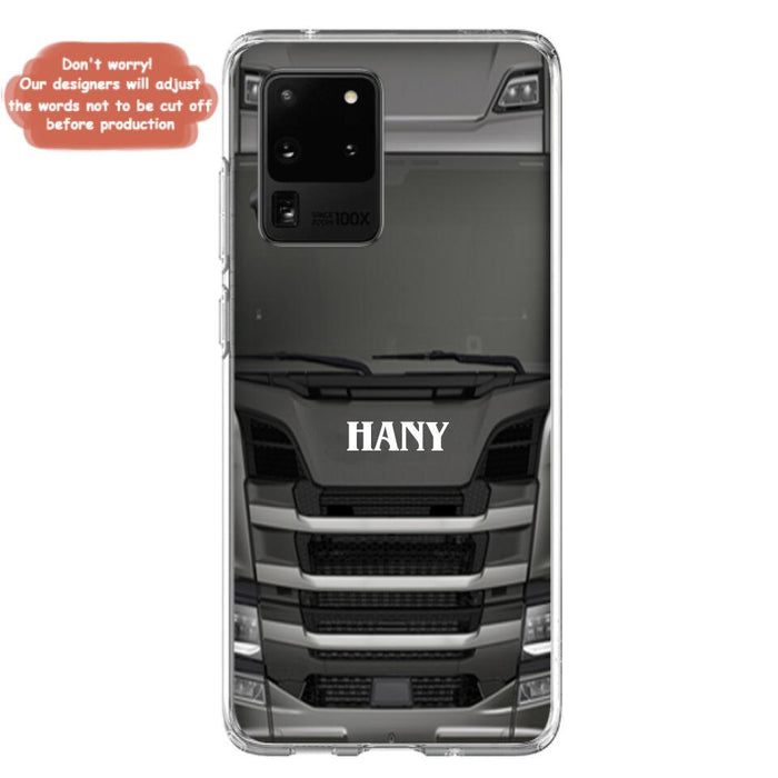 Custom Personalized Heavy Truck Phone Case - Gift Idea For Truckers - Case For iPhone, Samsung and Xiaomi - PGS2ML