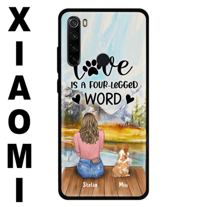 Custom Personalized Pet Mom/Pet Dad Phone Case - Gift for Dog Lovers/Cat Lovers - Up to 4 Pets - Life is better with fur babies