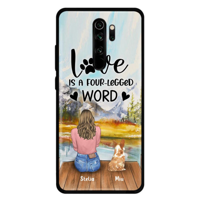 Custom Personalized Pet Mom/Pet Dad Phone Case - Gift for Dog Lovers/Cat Lovers - Up to 4 Pets - Life is better with fur babies